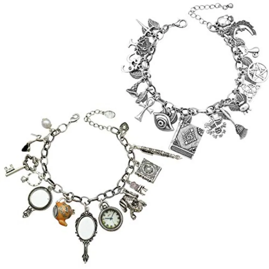 Vintage 2pcs Fairy Tale Movie Lucky Myth Charms Friendship Cuff Bangle Bracelet Wicca Gift
Vintage 2pcs Fairy Tale Movie Lucky Myth Charms Friendship Cuff Bangle Bracelet Wicca Gift