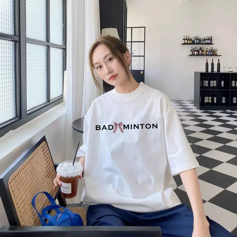Wear More E People Bow Badminton Men's and Women's Couples Sports Short Sleeve T-Shirt
Wear More E People Bow Badminton Men's and Women's Couples Sports Short Sleeve T-Shirt