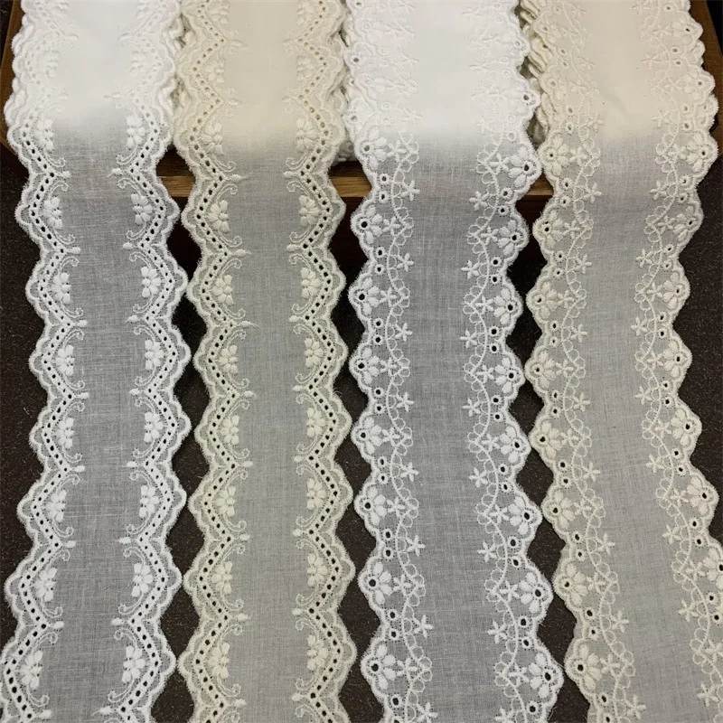 15 Yards 5.8CM 6.5CM Embroidery Cotton Hollow Lace Off White/Beige Ribbon Hair Bows DIY Crafts Handmade Accessories M488 M502
15 Yards 5.8CM 6.5CM Embroidery Cotton Hollow Lace Off White/Beige Ribbon Hair Bows DIY Crafts Handmade Accessories M488 M502