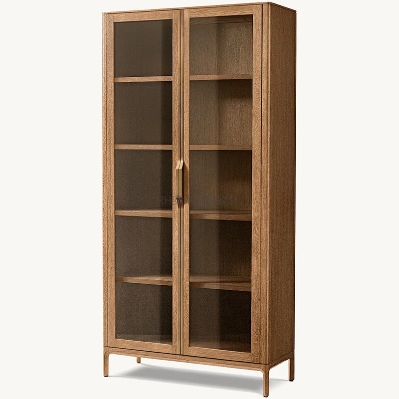 Household solid wood dining side storage against the wall decorative cabinet rack
Household solid wood dining side storage against the wall decorative cabinet rack