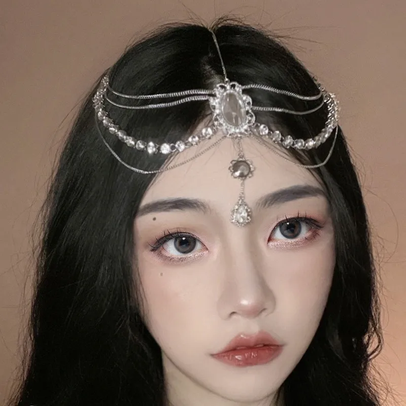 Exotic Waterdrop Flower Bridal Hair Accessories Retro Palace Style Diamond Set Temperament Personality Coldness Hanfu Headwear
Exotic Waterdrop Flower Bridal Hair Accessories Retro Palace Style Diamond Set Temperament Personality Coldness Hanfu Headwear