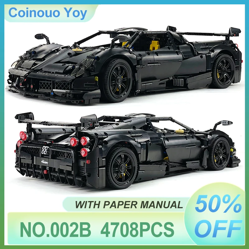 High difficulty MOC 142670 Huayra BC Technical super Sports Car Building Block Model Racing Bricks aldult Boys Toy Chrismas Gift
High difficulty MOC 142670 Huayra BC Technical super Sports Car Building Block Model Racing Bricks aldult Boys Toy Chrismas Gift