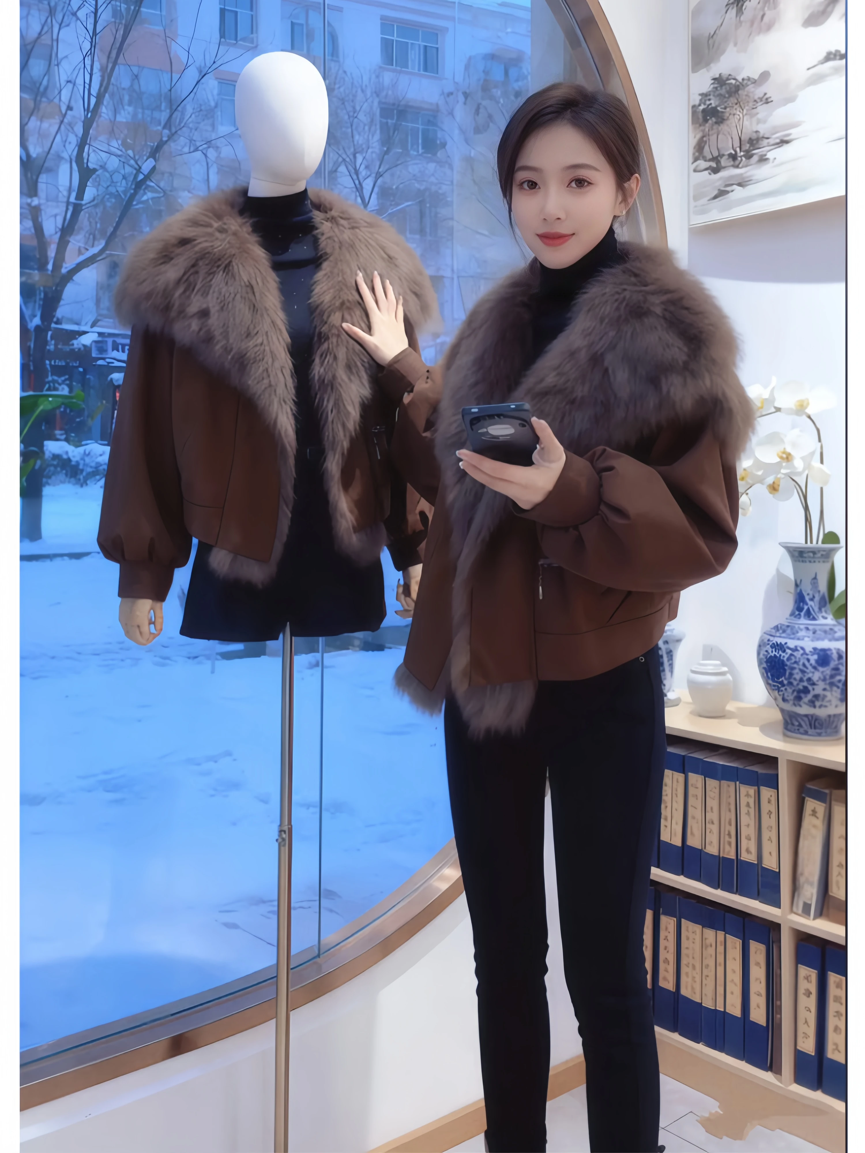Retro American Style Short Cotton Jacket Women's Winter New Korean Version High-End Warmth Large Fur Collar Coat
Retro American Style Short Cotton Jacket Women's Winter New Korean Version High-End Warmth Large Fur Collar Coat