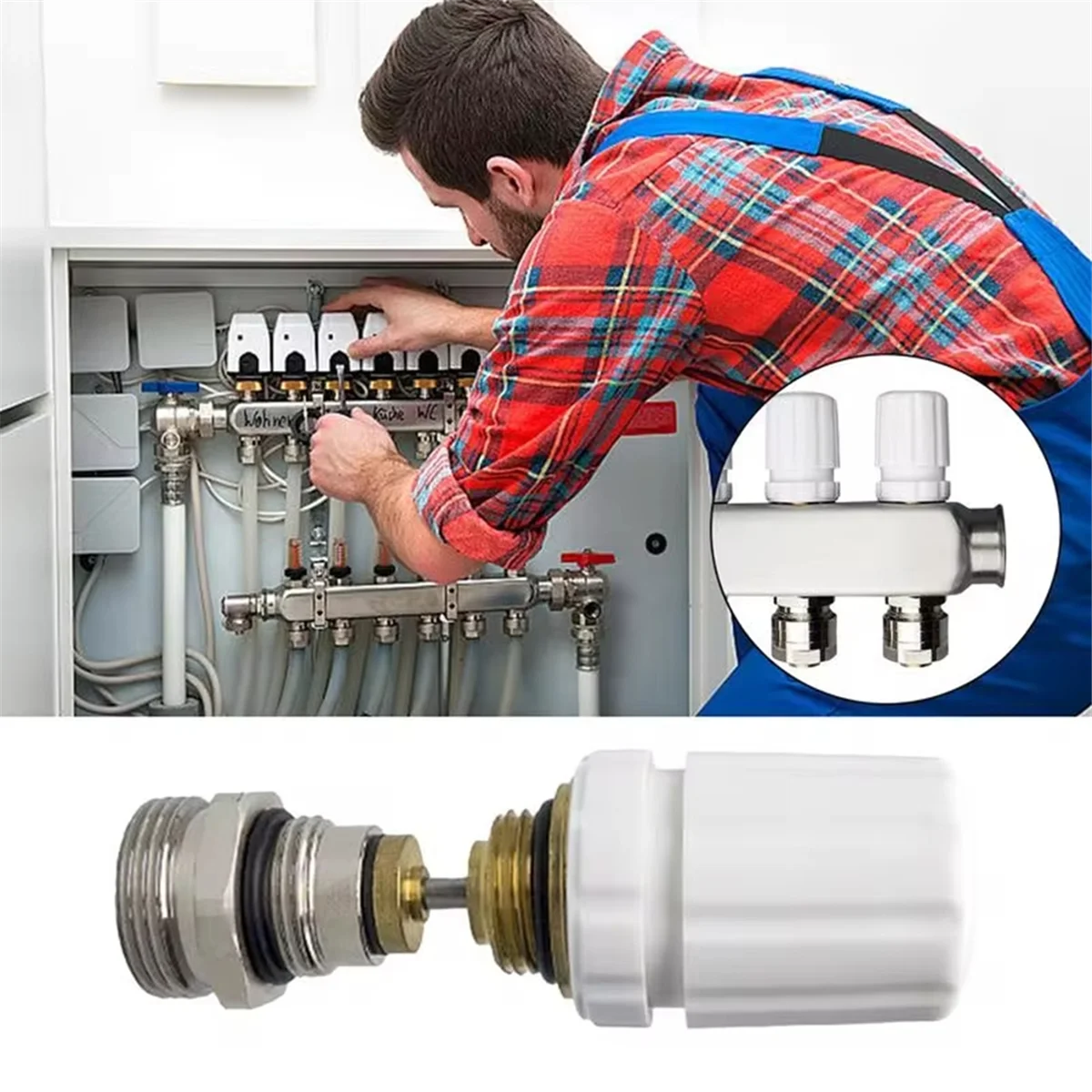 Return Pin Valve Core Automatic Spring Floor Heating Valve Core Brass Spool Body Water Distributor Replacement ToolJAS
Return Pin Valve Core Automatic Spring Floor Heating Valve Core Brass Spool Body Water Distributor Replacement ToolJAS