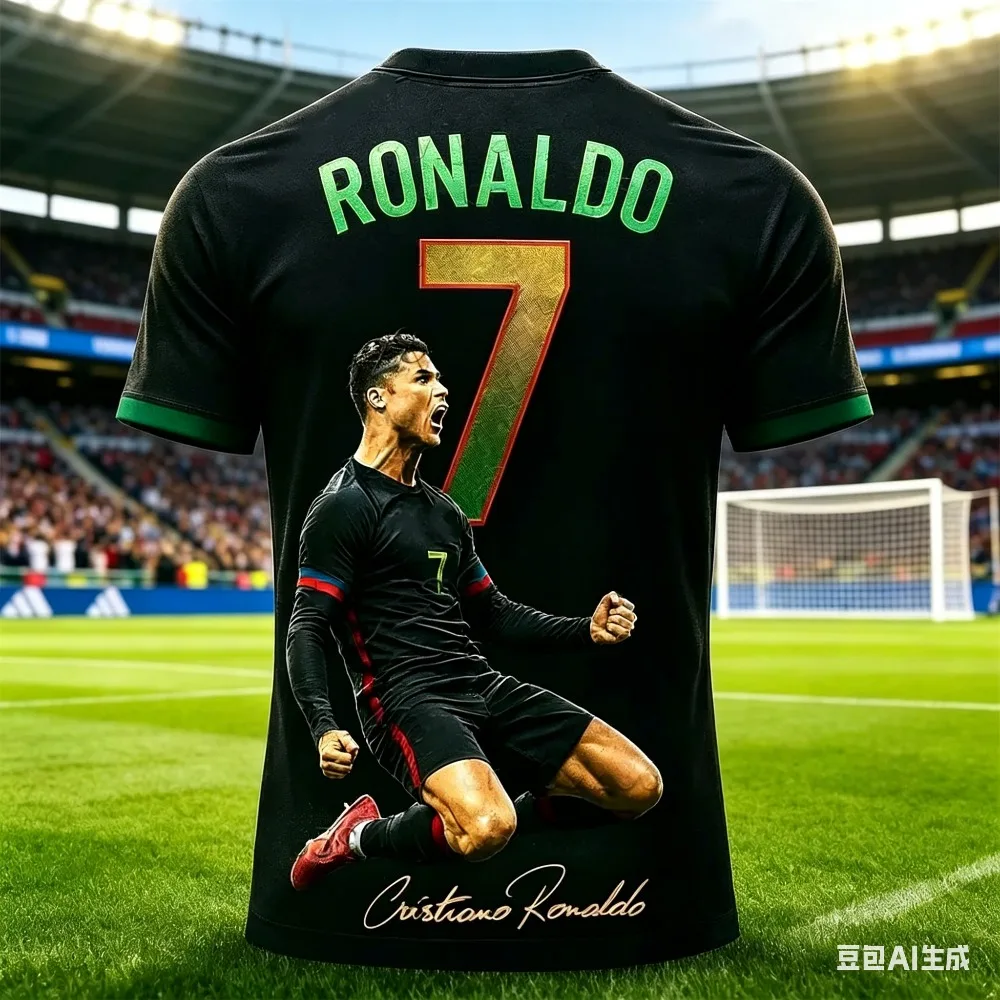 Ronaldo3D print Sport Quick-dry Breatha men Woman football jerseyTshirt outdoor Team club fan training Parent-child Clothing top
Ronaldo3D print Sport Quick-dry Breatha men Woman football jerseyTshirt outdoor Team club fan training Parent-child Clothing top