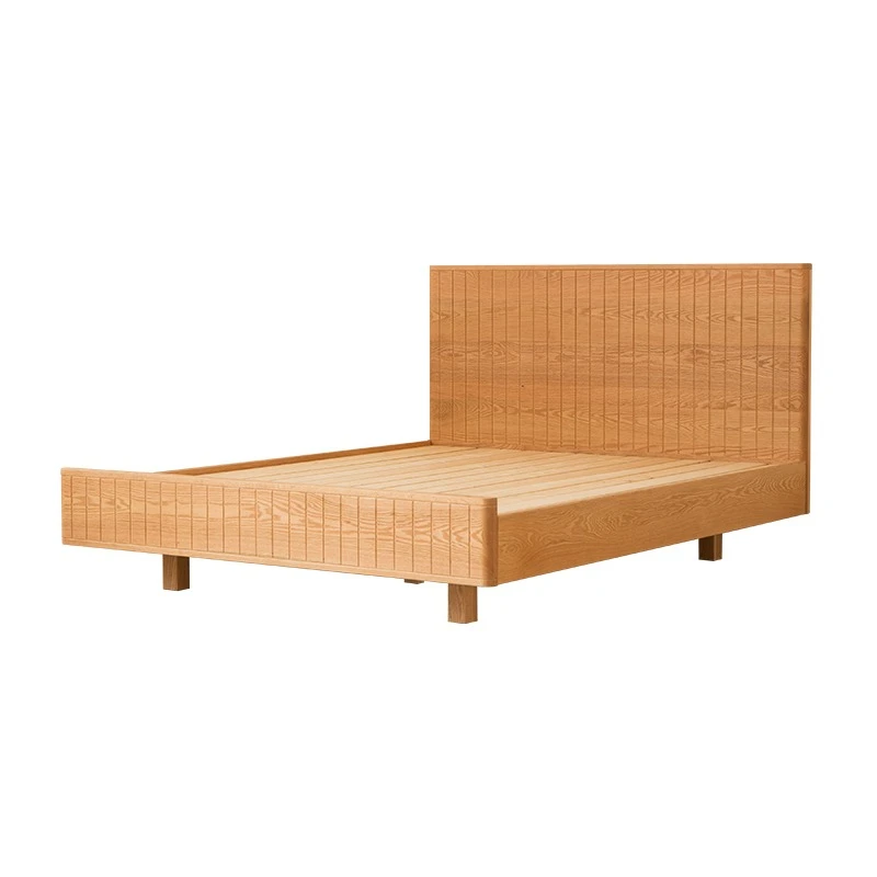 Nordic all solid wood simple oak Japanese cherry wood black walnut suspended double shelf bed
Nordic all solid wood simple oak Japanese cherry wood black walnut suspended double shelf bed