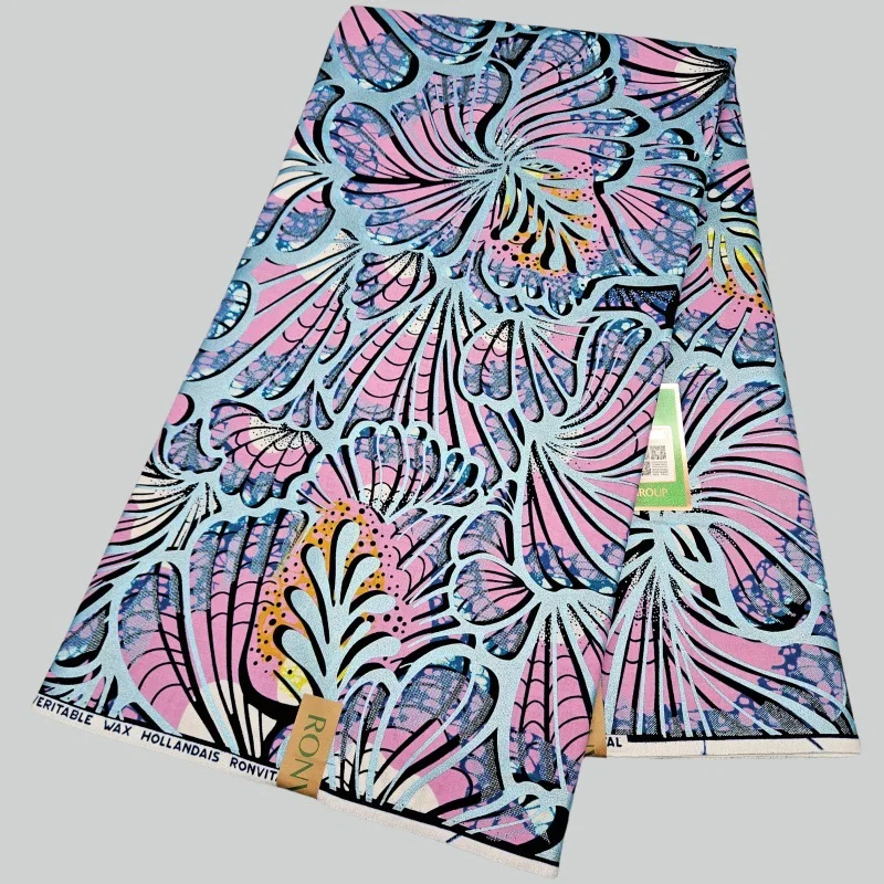 46 дюймов * 6 ярдов африканская восковая хлопчатобумажная ткань с сине-розовым принтом, батик, ткань для шитья одежды, брюк, подушек, чехлов на диван R2343 
46 дюймов * 6 ярдов африканская восковая хлопчатобумажная ткань с сине-розовым принтом, батик, ткань для шитья одежды, брюк, подушек, чехлов на диван R2343