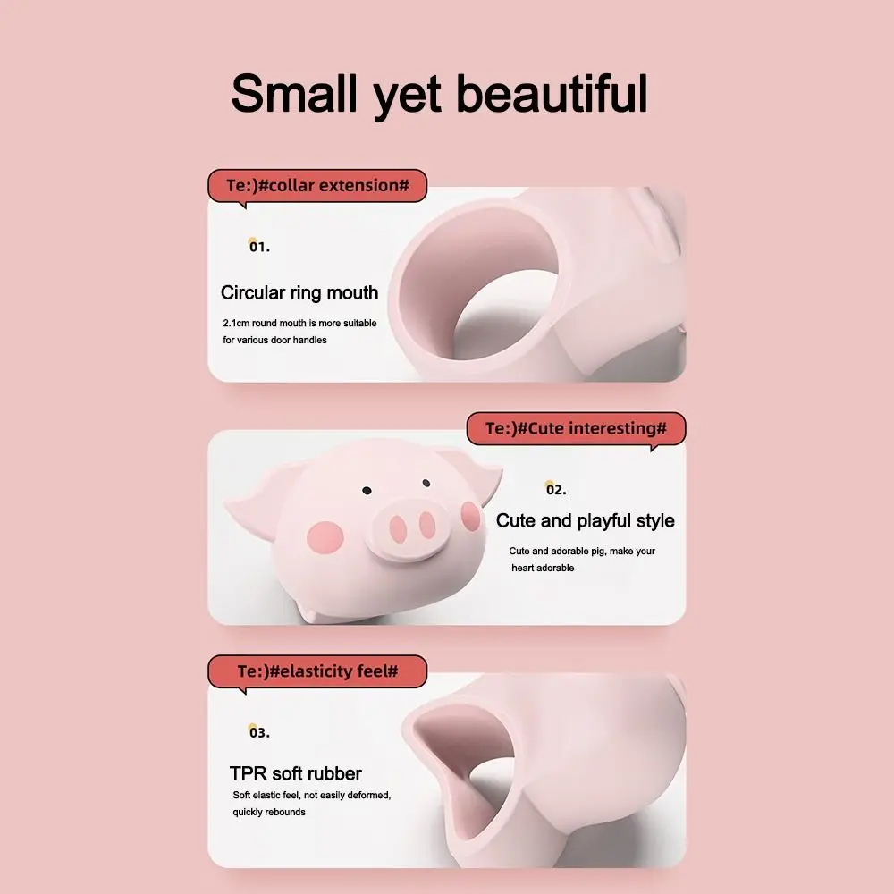 3Pcs Silicone Door Stopper Cartoon Anti-Shock Wall Protector Punch-free Silent Door Handle Anti-collision Ring for Bedroom
3Pcs Silicone Door Stopper Cartoon Anti-Shock Wall Protector Punch-free Silent Door Handle Anti-collision Ring for Bedroom