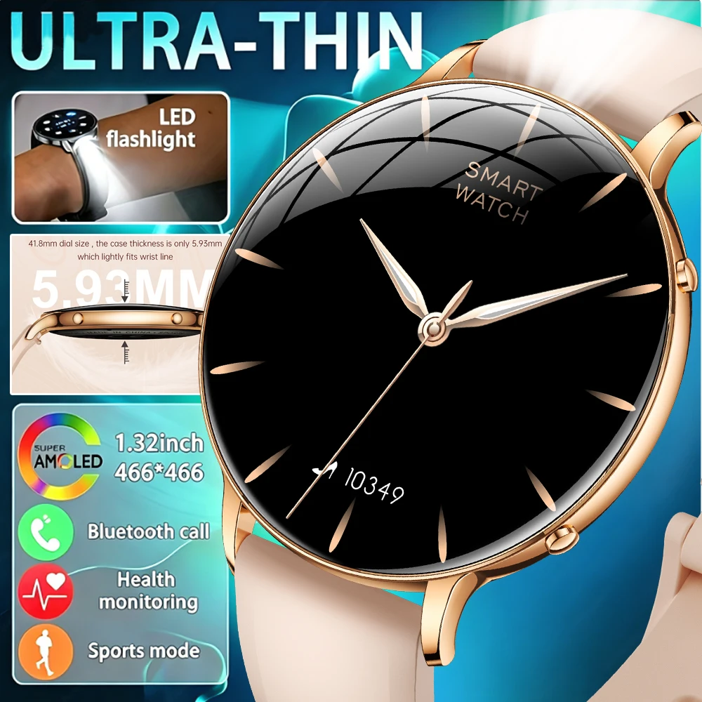 2026 New Ultra Thin Women Smart Watch 1.43-inch HD AMOLED Display Bluetooth Call Multi-Sport Tracker Music Player Android iOS
2026 New Ultra Thin Women Smart Watch 1.43-inch HD AMOLED Display Bluetooth Call Multi-Sport Tracker Music Player Android iOS