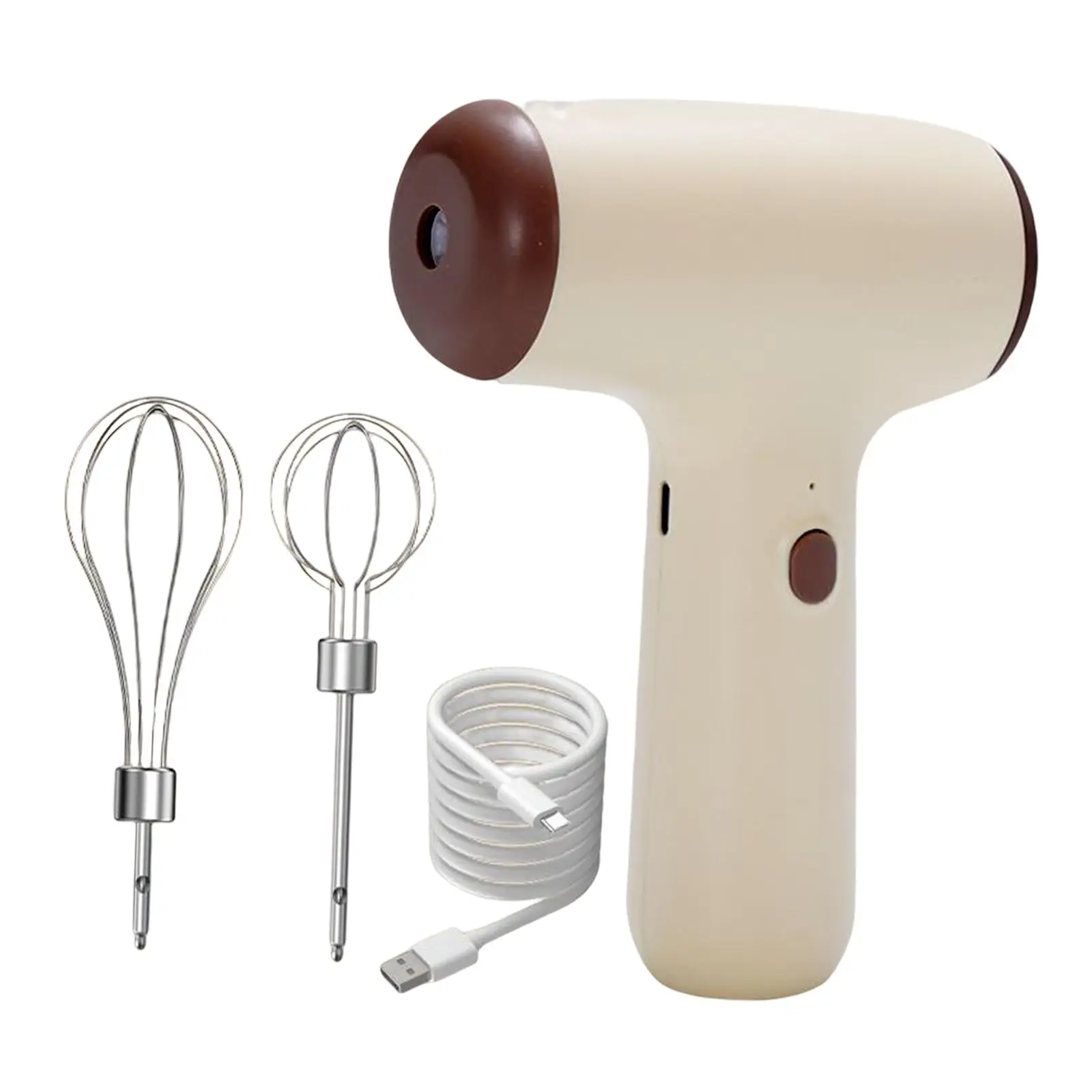 Electric Mixer Egg Beater with 2 Mixing Heads Multifunction Handheld Blender
Electric Mixer Egg Beater with 2 Mixing Heads Multifunction Handheld Blender