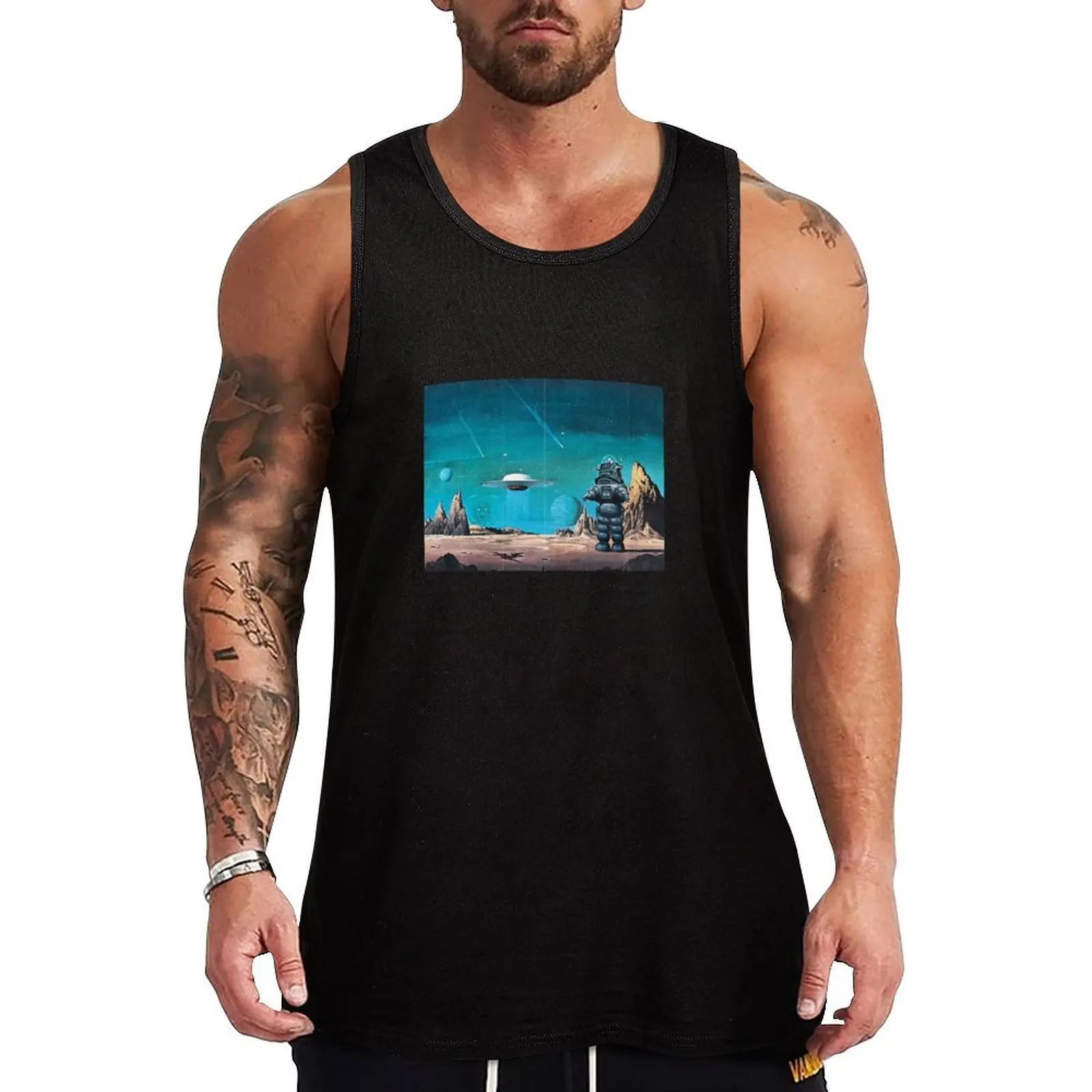 Robby the Robot. Tank Top Pattern Graphic Tank Top Geometric Print Sleeveless
Robby the Robot. Tank Top Pattern Graphic Tank Top Geometric Print Sleeveless