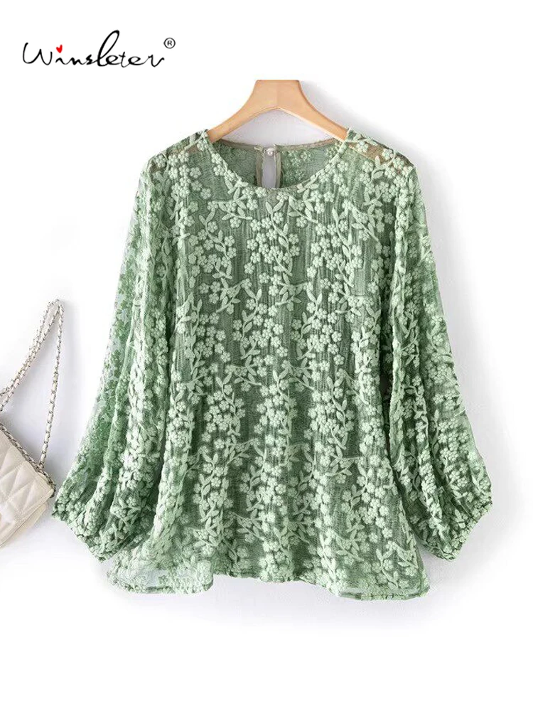 Winsleter-100%Real Silk Elegant T-Shirt, Lantern Sleeve Embroidery, Women OL Fashion Sunscreen Loose Top, 2026 Summer T64803CC
Winsleter-100%Real Silk Elegant T-Shirt, Lantern Sleeve Embroidery, Women OL Fashion Sunscreen Loose Top, 2026 Summer T64803CC