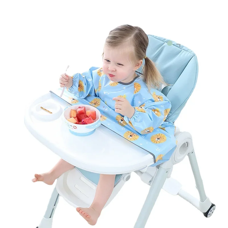 Baby's anti-dirt water integrated bib pad dining chair table baby long-sleeved cover-up independent eating
Baby's anti-dirt water integrated bib pad dining chair table baby long-sleeved cover-up independent eating