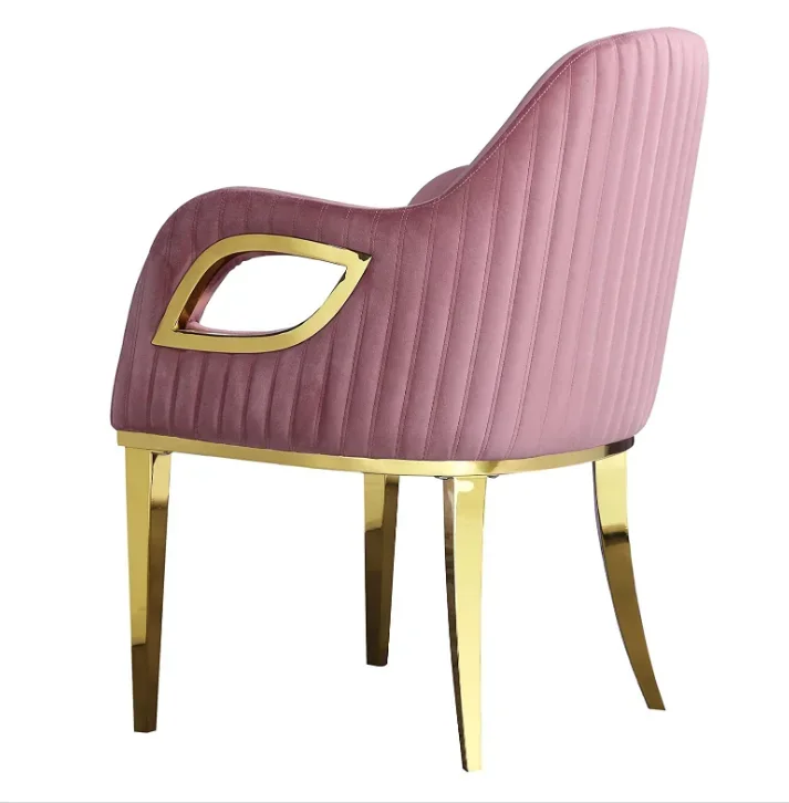 For Hot Sales Dining Chair Gold Stainless Steel Velvet Upholster Restaurant Chair for Home Hotel Wedding
For Hot Sales Dining Chair Gold Stainless Steel Velvet Upholster Restaurant Chair for Home Hotel Wedding