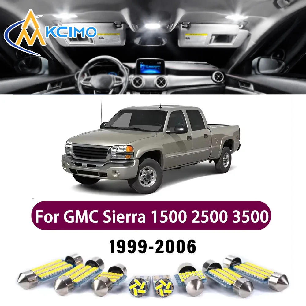 KCIMO New Canbus Interior Reading Dome Vanity Light Kit For GMC Sierra 1500 2500 3500 1999-2006 Premium Easy Install LED Lights
KCIMO New Canbus Interior Reading Dome Vanity Light Kit For GMC Sierra 1500 2500 3500 1999-2006 Premium Easy Install LED Lights