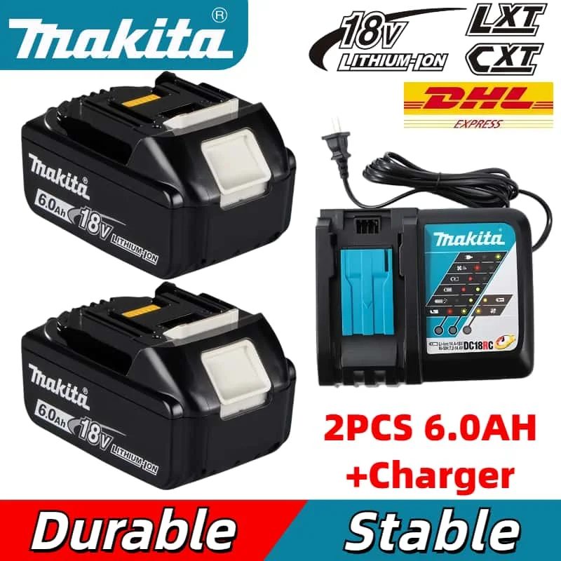 100% Genuine for makita 18v battery 6Ah BL1850B Li-ion Replacement for makita 18 v battery BL1860B BL1860 BL1840B BL1830B tools
100% Genuine for makita 18v battery 6Ah BL1850B Li-ion Replacement for makita 18 v battery BL1860B BL1860 BL1840B BL1830B tools