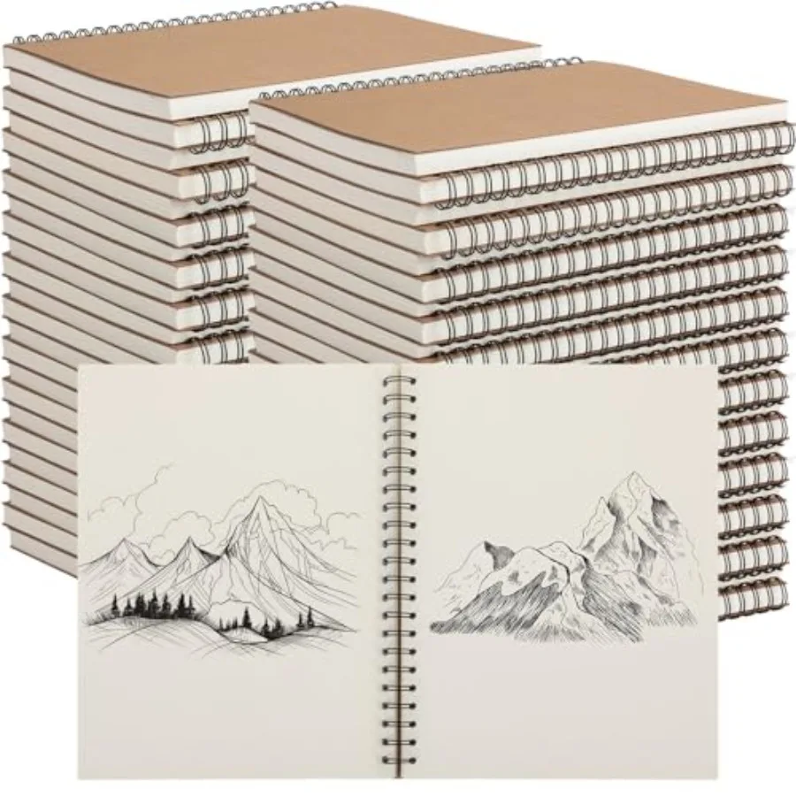 6 Pcs 8.5"x11" Spiral Sketch Pad A4 Large 100 Sheet Blank Notebook Sketch Pads 60 lbs 100 GSM Back to School Gifts Sketching Dr
6 Pcs 8.5"x11" Spiral Sketch Pad A4 Large 100 Sheet Blank Notebook Sketch Pads 60 lbs 100 GSM Back to School Gifts Sketching Dr