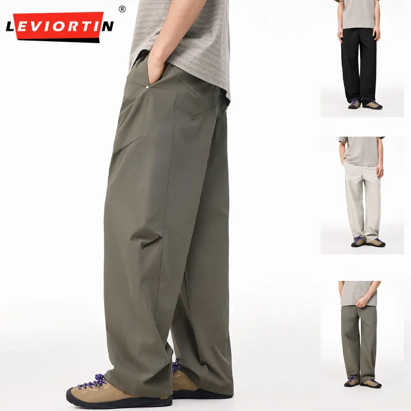 Men Relaxed Loose Fit Casual Straight Leg Pants New Arrival Elastic High Waist Drawstring Jog Trousers Business Walking Pants
Men Relaxed Loose Fit Casual Straight Leg Pants New Arrival Elastic High Waist Drawstring Jog Trousers Business Walking Pants