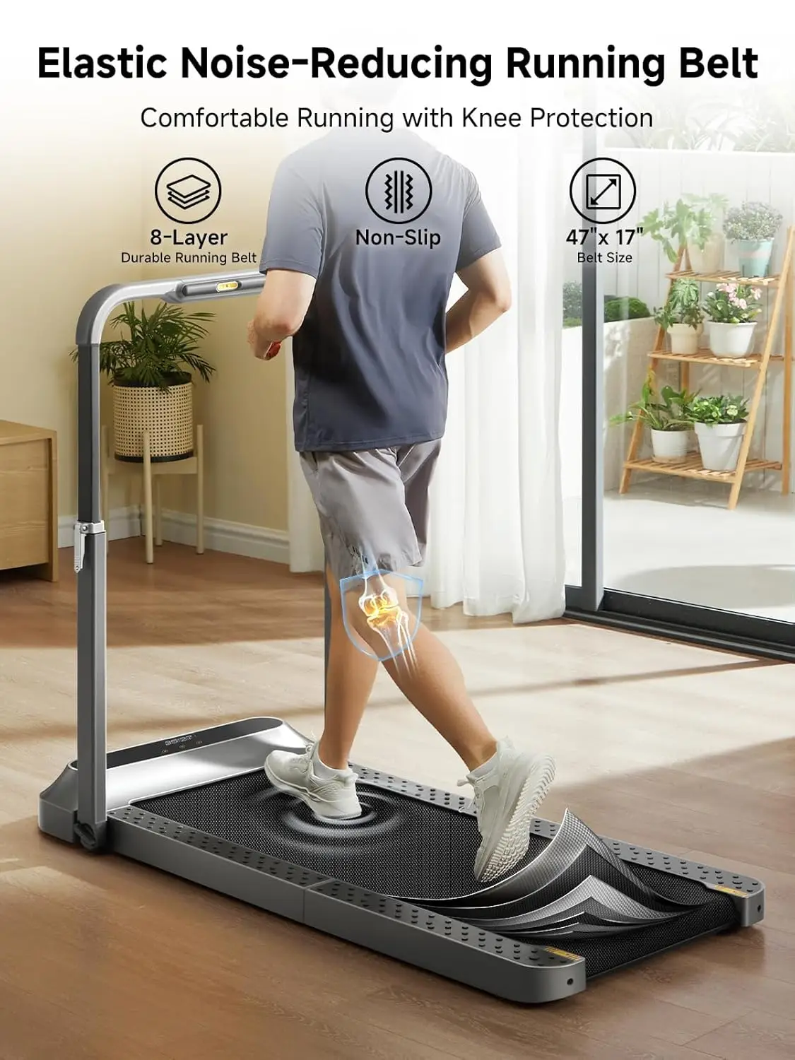 2-in-1 Folding Walking Pad Treadmill, Under Desk Compact, App Control & LED Display for Home Office, Custom
2-in-1 Folding Walking Pad Treadmill, Under Desk Compact, App Control & LED Display for Home Office, Custom