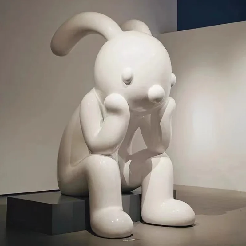 Rabbit Outdoor Sculpture FRP Floor-Standing Decorations Big Decorations living room decoration home decoration accessories
Rabbit Outdoor Sculpture FRP Floor-Standing Decorations Big Decorations living room decoration home decoration accessories