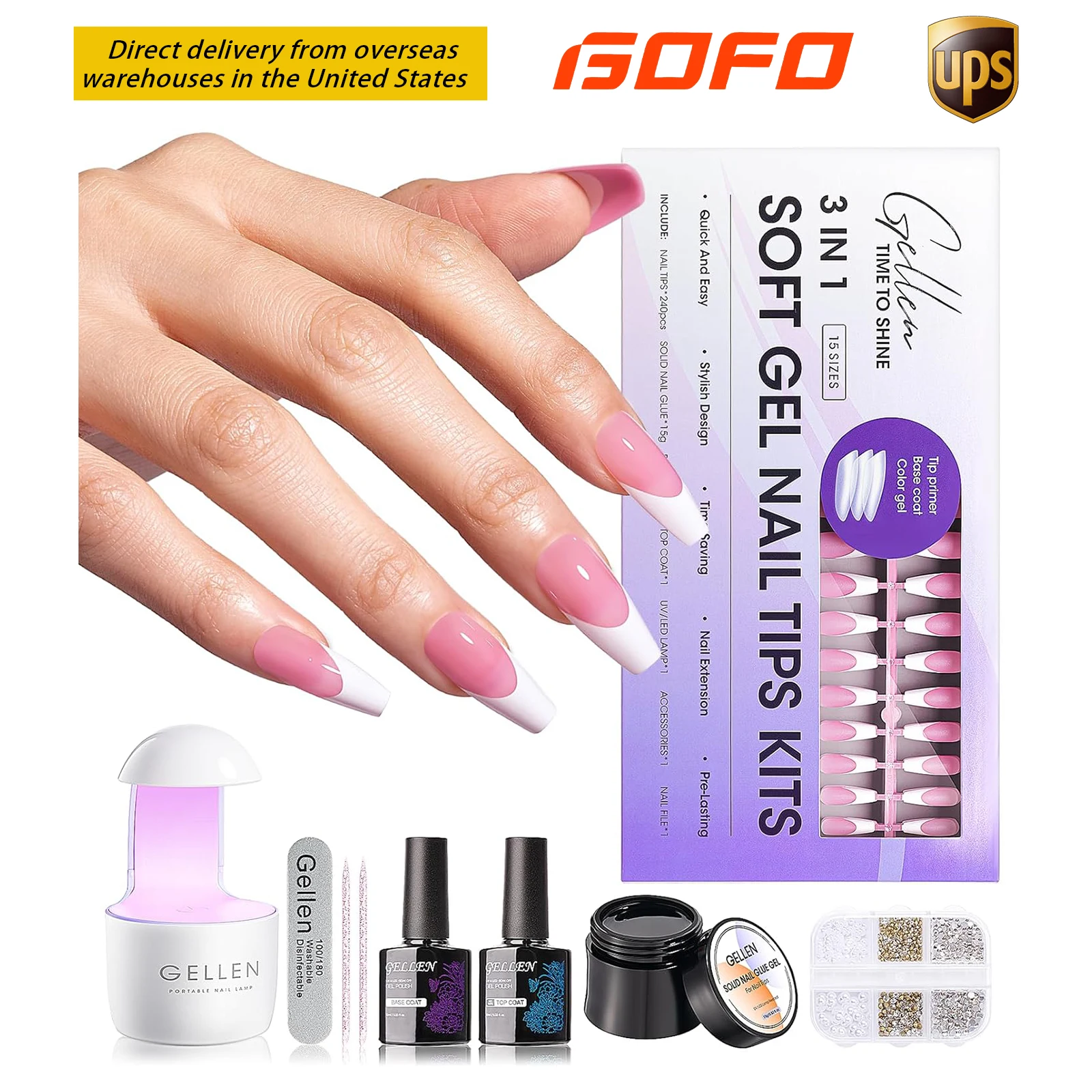 Набор для маникюра GELLEN, 240 предметов, полный комплект гель-лаков, LED-лампа для сушки ногтей, базовое и финишное покрытие, французский маникюр, для начинающих и профессионалов
Набор для маникюра GELLEN, 240 предметов, полный комплект гель-лаков, LED-лампа для сушки ногтей, базовое и финишное покрытие, французский маникюр, для начинающих и профессионалов