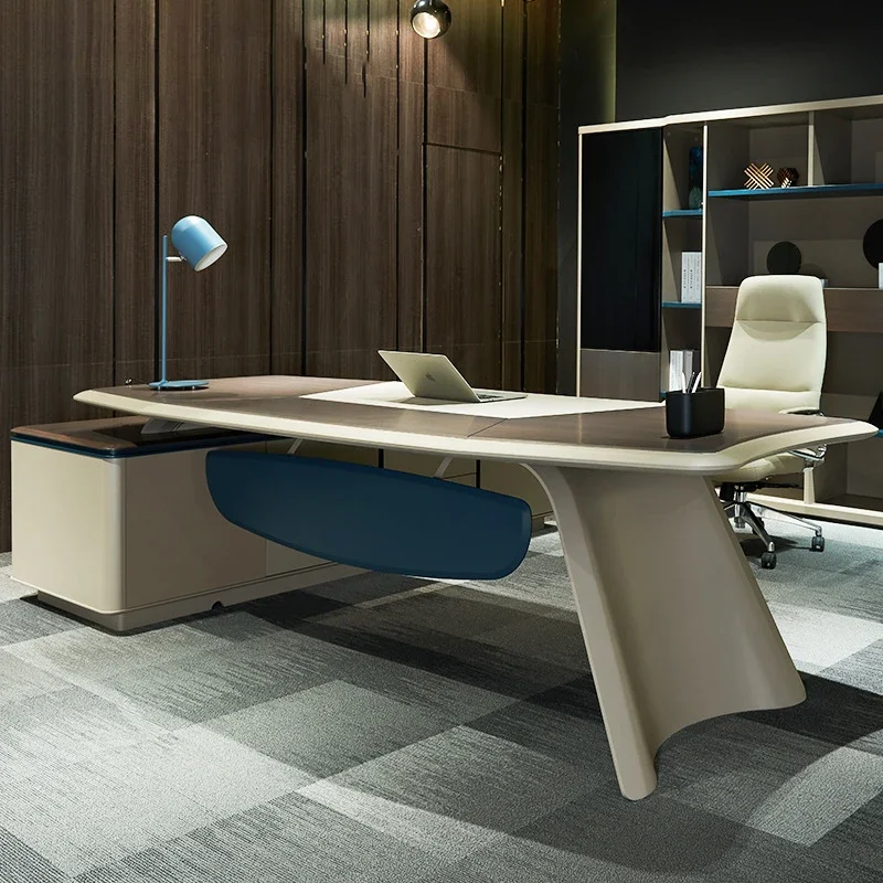 Customized fashionable and minimalist boss desk, modern office furniture, large desk, manager's desk, president's desk
Customized fashionable and minimalist boss desk, modern office furniture, large desk, manager's desk, president's desk