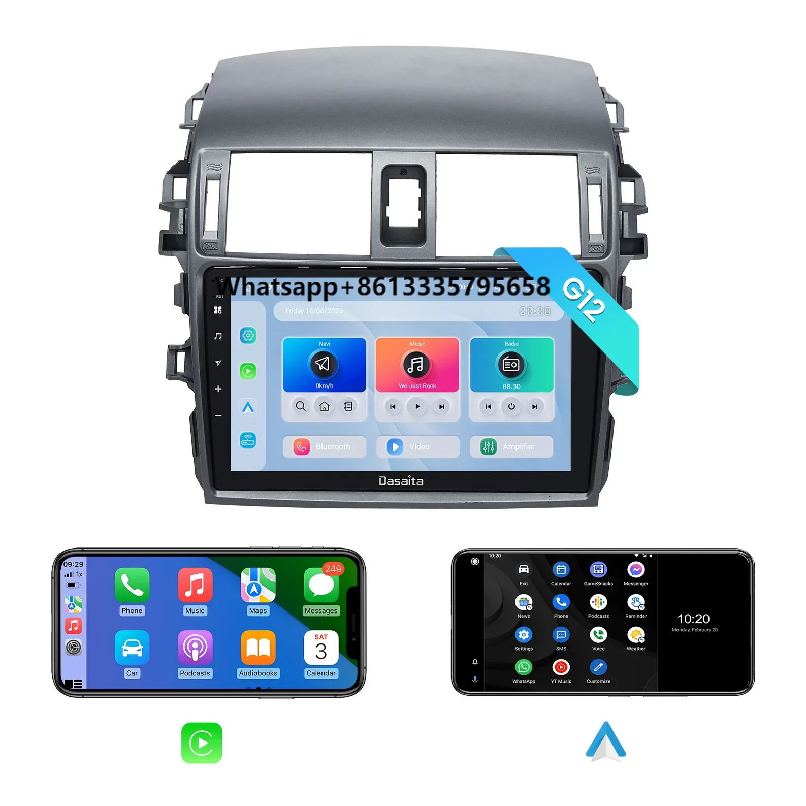 Android 12 Car Radio 64GB Multimedia Head Unit Car DVD Player Stereo Carplay Reversing Aid for Corolla Auris 07-2013
Android 12 Car Radio 64GB Multimedia Head Unit Car DVD Player Stereo Carplay Reversing Aid for Corolla Auris 07-2013