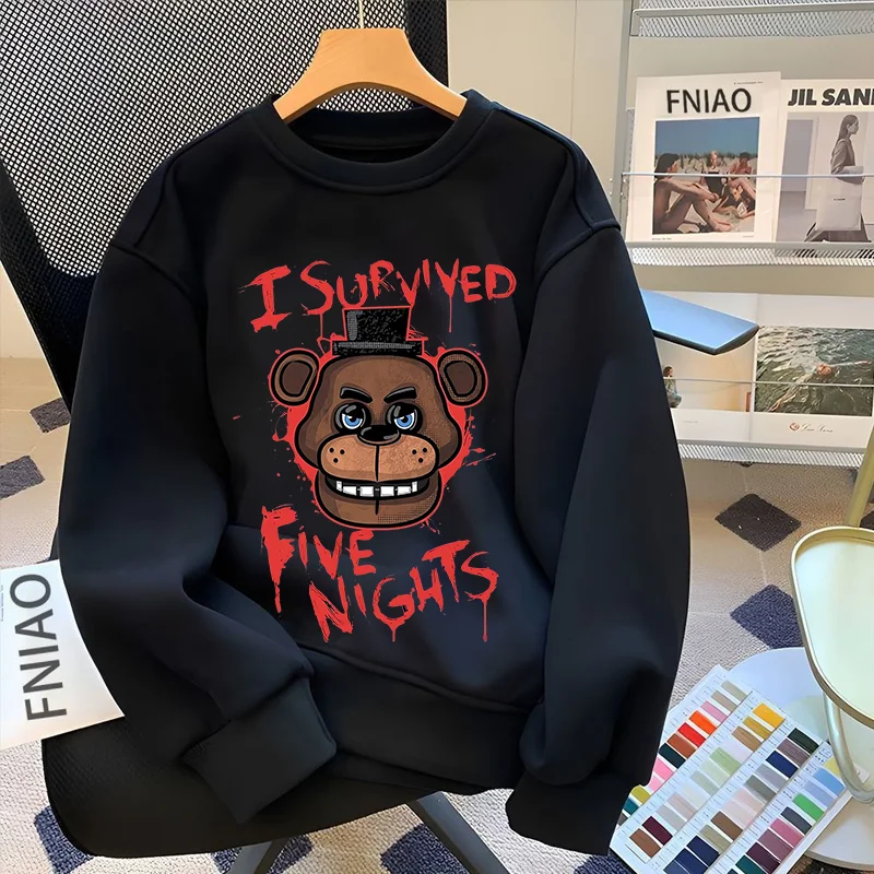 Толстовка Five Nights At Freddys с круглым вырезом, осенняя повседневная спортивная мужская FNAF, аниме-фигурка Pochita, модная толстовка с длинными рукавами, подарок
Толстовка Five Nights At Freddys с круглым вырезом, осенняя повседневная спортивная мужская FNAF, аниме-фигурка Pochita, модная толстовка с длинными рукавами, подарок