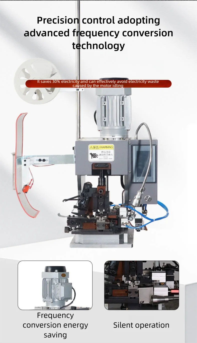 Wire stripping terminal crimping machine Fully automatic ultra-quiet terminal machine Crimper Wire Crimp Mold Side Mold
Wire stripping terminal crimping machine Fully automatic ultra-quiet terminal machine Crimper Wire Crimp Mold Side Mold