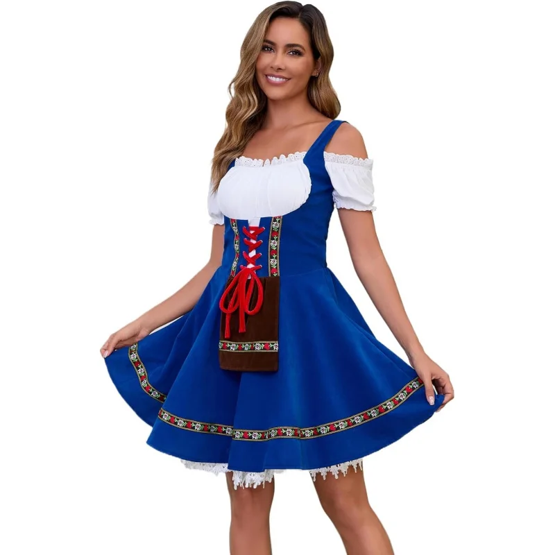 Populus Oktoberfest Dirndl Dress Costume for Women German Traditional Bavarian Outfits
Populus Oktoberfest Dirndl Dress Costume for Women German Traditional Bavarian Outfits
