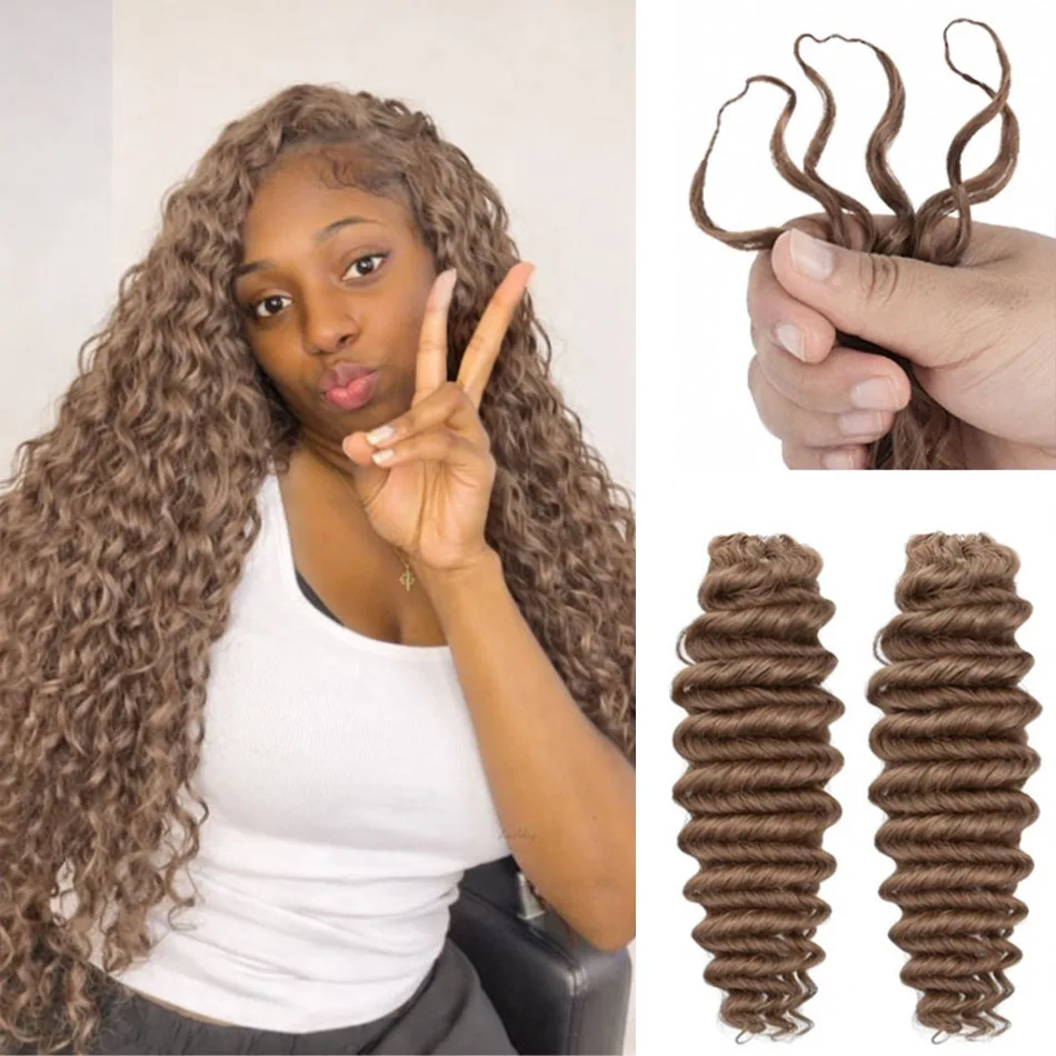 Медово-коричневые глубокие волны с перьями, вязанные крючком, наращивание человеческих волос для женщин, предварительно разделенные без узлов, невидимые водные вьющиеся вязанные крючком косы
Медово-коричневые глубокие волны с перьями, вязанные крючком, наращивание человеческих волос для женщин, предварительно разделенные без узлов, невидимые водные вьющиеся вязанные крючком косы