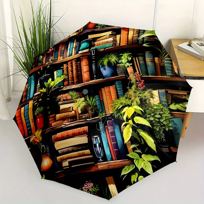 1pc Automatic Open/Close Umbrella with Auto-Folding Compact Travel Umbrella, Lightweight Windproof Canopy, Elegant Bookshelf D
1pc Automatic Open/Close Umbrella with Auto-Folding Compact Travel Umbrella, Lightweight Windproof Canopy, Elegant Bookshelf D
