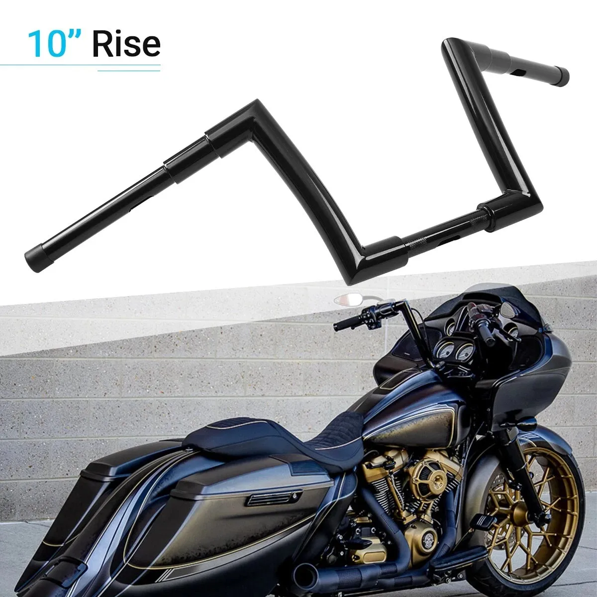 10" Rise DNA MONSTER Ape Hanger 1.5" Fat Handlebar For Harley Road Glide FLTRX
10" Rise DNA MONSTER Ape Hanger 1.5" Fat Handlebar For Harley Road Glide FLTRX