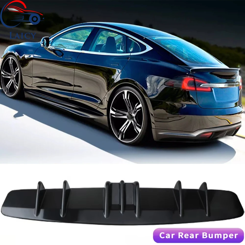 LAICY 84CM For T-esla Model S 2012-2023 Car Rear Diffuser Fin Bumper Lip Splitter Spoiler Chassis Deflector Lip Kit Carbon
LAICY 84CM For T-esla Model S 2012-2023 Car Rear Diffuser Fin Bumper Lip Splitter Spoiler Chassis Deflector Lip Kit Carbon