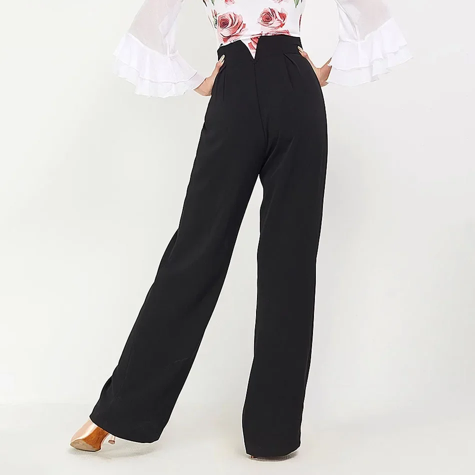 High Waist Button Design Trousers Female Latin Dance Dress Women Performance Belly Modern Dancing Dresses B20017
High Waist Button Design Trousers Female Latin Dance Dress Women Performance Belly Modern Dancing Dresses B20017