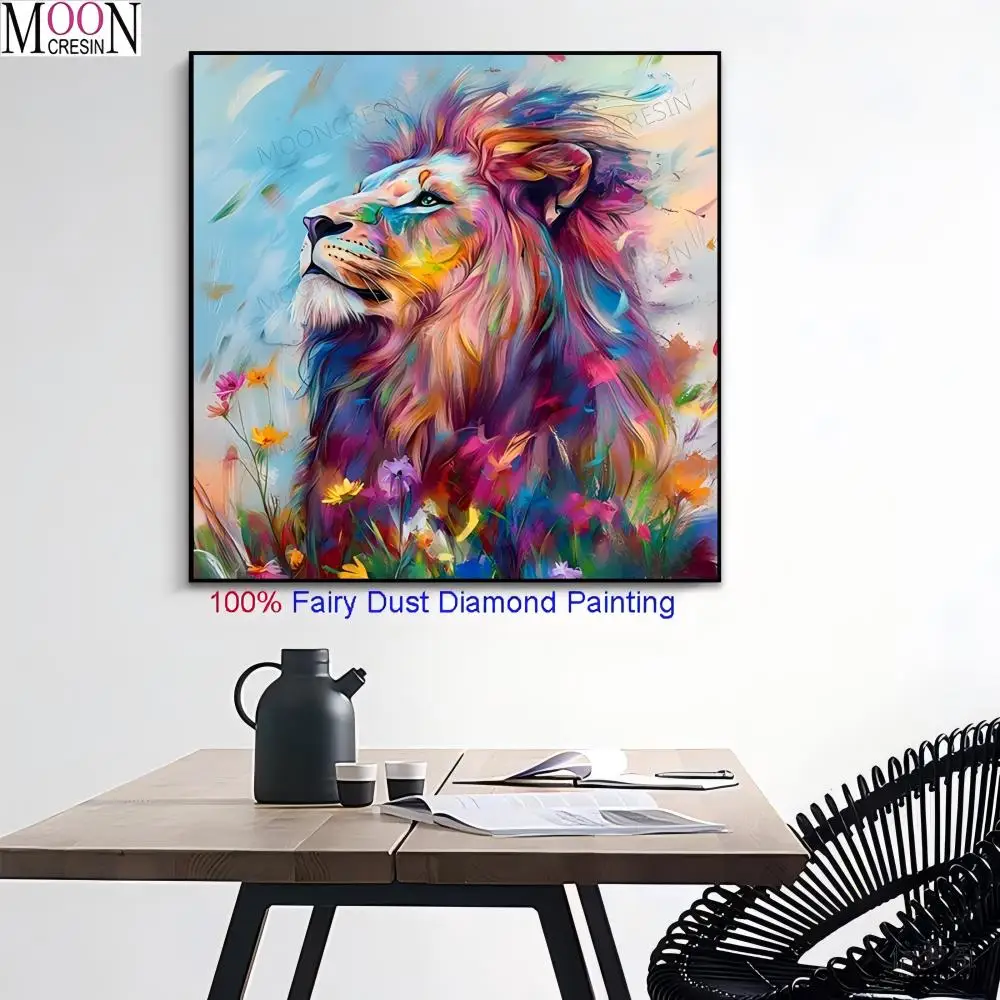 100% Fairy Dust Square Diy Diamond Painting Cross Stitch Lion Animals Kit 5D Embroidery Mosaic Home Decor Picture Rhinestones Cr
100% Fairy Dust Square Diy Diamond Painting Cross Stitch Lion Animals Kit 5D Embroidery Mosaic Home Decor Picture Rhinestones Cr