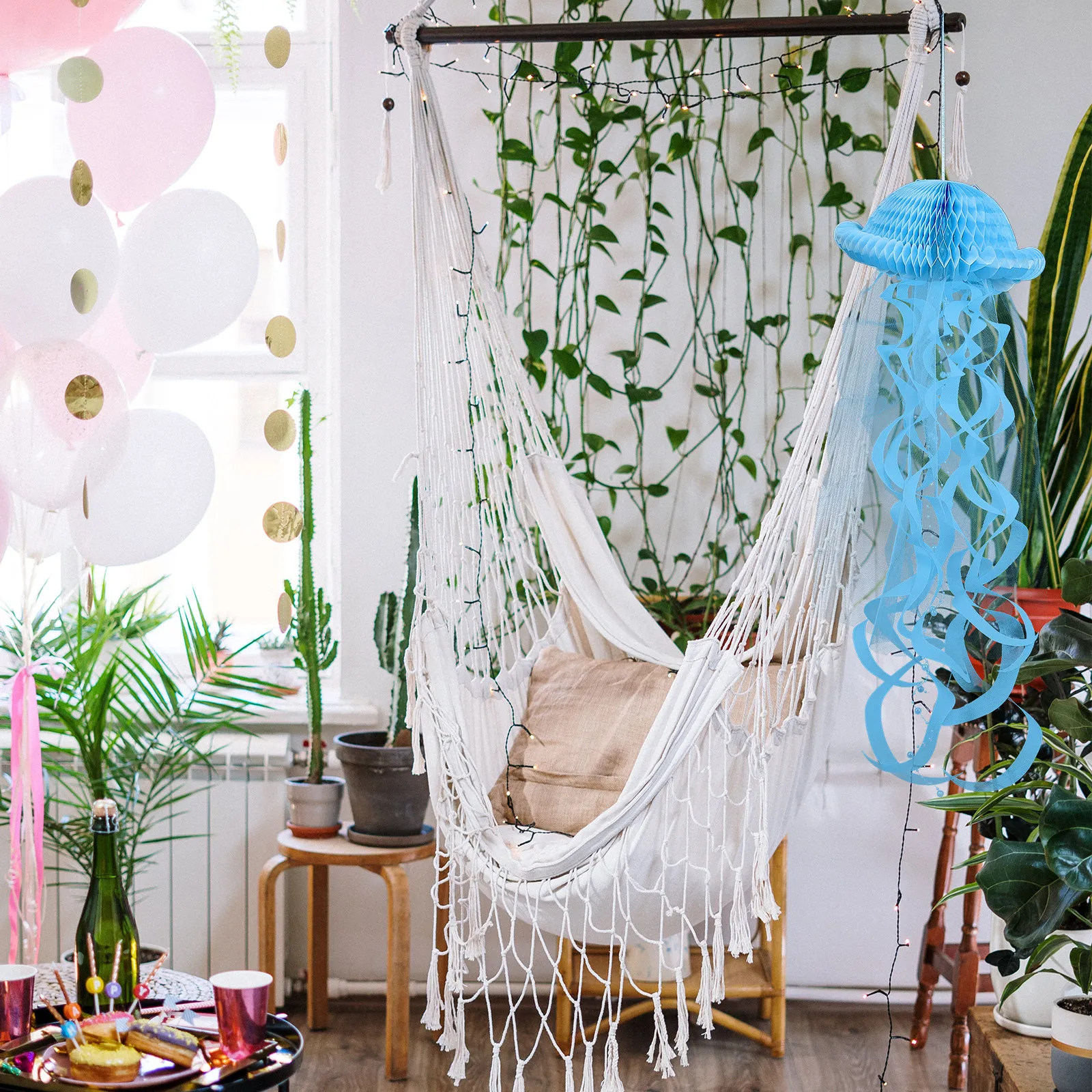2Pcs Jellyfish Honeycomb Paper Lanterns Delicate Colorful Birthday Party Hanging Decor Scene Lantern Cheerful Warm Atmosphere
2Pcs Jellyfish Honeycomb Paper Lanterns Delicate Colorful Birthday Party Hanging Decor Scene Lantern Cheerful Warm Atmosphere