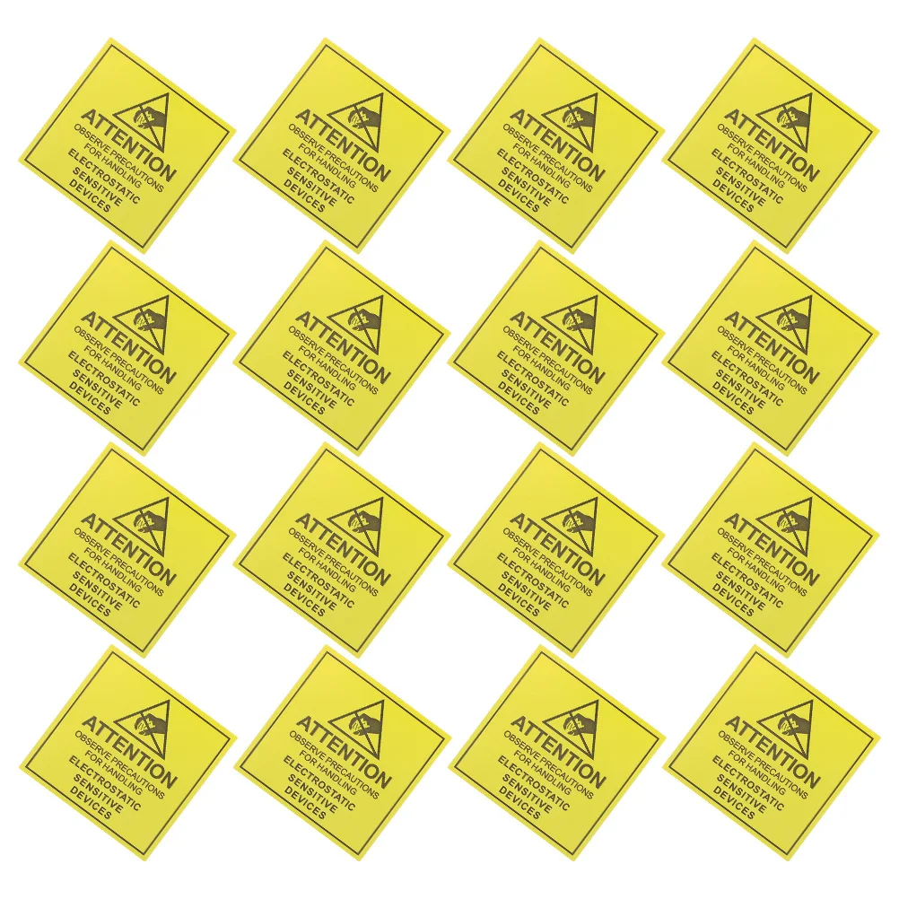 200Pcs Safety Warning Labels Electrostatic Caution Stickers Self Adhesive for Static Prone Areas in Workshops and Technical
200Pcs Safety Warning Labels Electrostatic Caution Stickers Self Adhesive for Static Prone Areas in Workshops and Technical