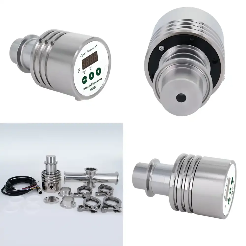 Industrial Anti-Stick In-Line Refractometer for Brix Measurement for Maple Milk Honey Beverages
Industrial Anti-Stick In-Line Refractometer for Brix Measurement for Maple Milk Honey Beverages
