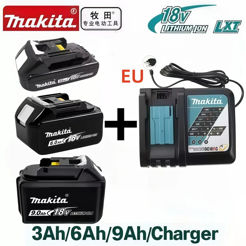 Original 6000mAh Li-ion Battery Pack Smart BMS Multi Protection Fits BL1815 BL1830 BL1860 Workshop Drill Grinder Wrench
Original 6000mAh Li-ion Battery Pack Smart BMS Multi Protection Fits BL1815 BL1830 BL1860 Workshop Drill Grinder Wrench
