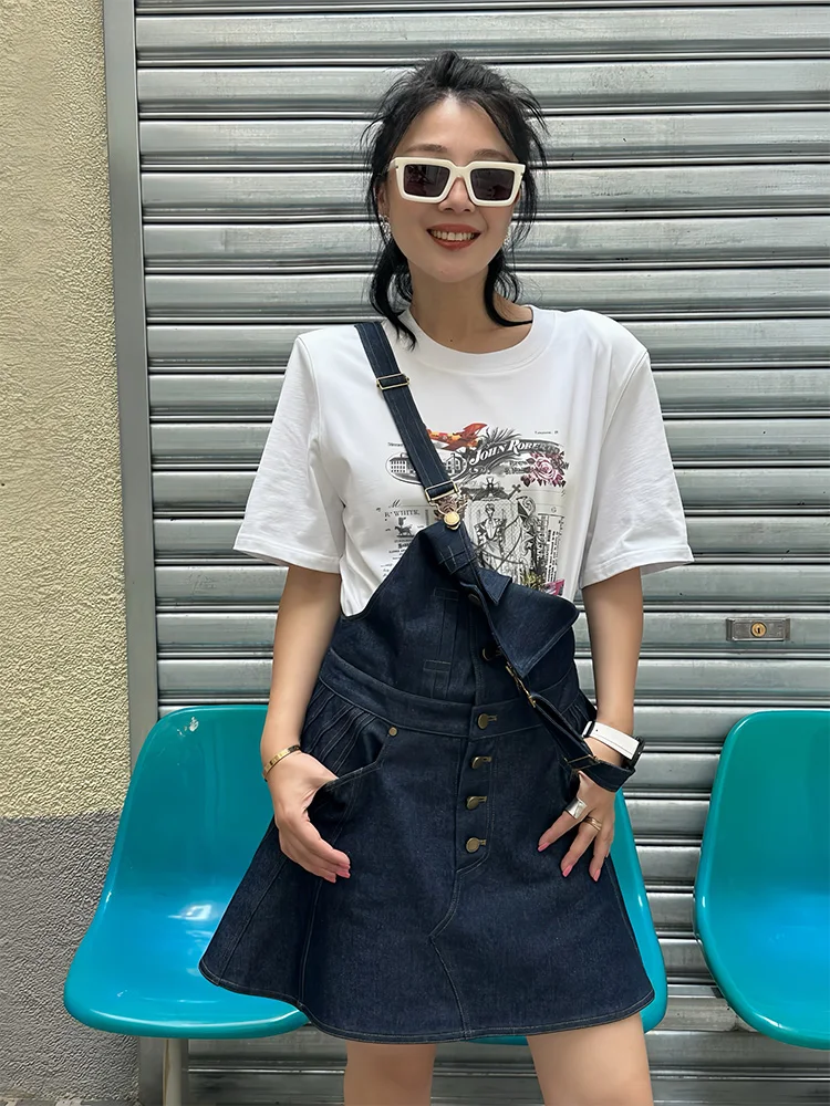 LEDIM WANG Denim ter Dr Женская летняя юбка 2025 года, новая модель, с изысканным дизайном, премиум-класса, короткая, повседневная, в разных цветах
LEDIM WANG Denim ter Dr Женская летняя юбка 2025 года, новая модель, с изысканным дизайном, премиум-класса, короткая, повседневная, в разных цветах