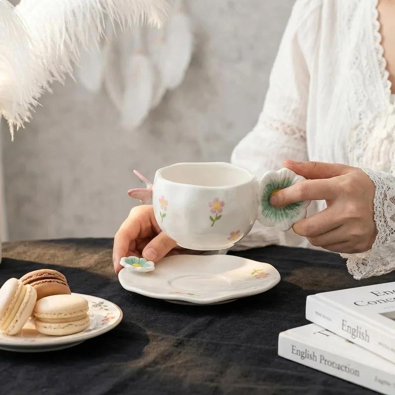 Butterfly And Flower Hand Pinched Appearance Ceramic Coffee Cup Hand Painted Artisan Cup Gift For Women Home Drinkware Porcelain
Butterfly And Flower Hand Pinched Appearance Ceramic Coffee Cup Hand Painted Artisan Cup Gift For Women Home Drinkware Porcelain