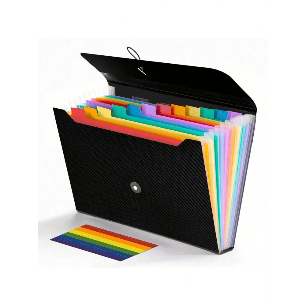 Expandable File Folder Organizer – 25 Pockets, Plastic Filing Box for A4/Letter Size Documents
Expandable File Folder Organizer – 25 Pockets, Plastic Filing Box for A4/Letter Size Documents