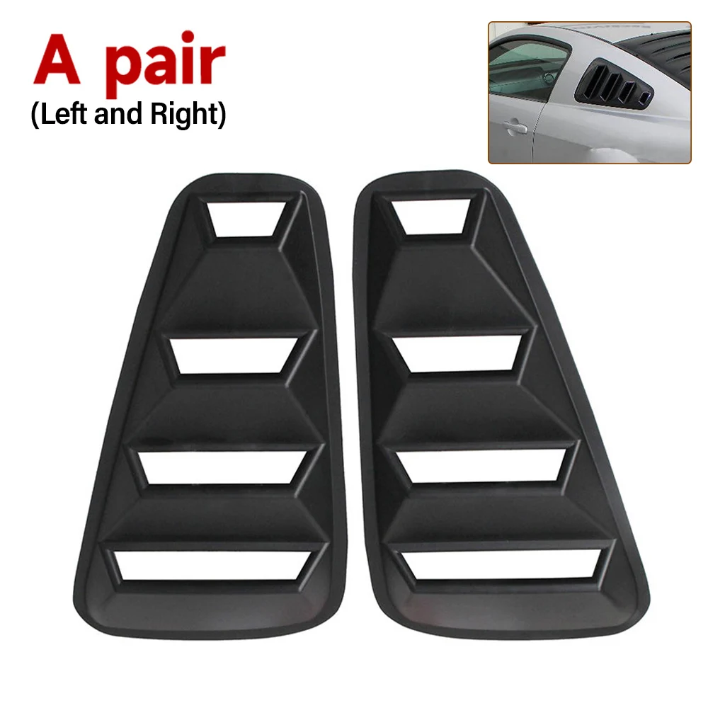 1Pair 1/4 Quarter Side Window Louvers Scoop Cover Vent For Ford/Mustang 2005 2006 2007 2008 2009 2010 2011 2012 2013 2014
1Pair 1/4 Quarter Side Window Louvers Scoop Cover Vent For Ford/Mustang 2005 2006 2007 2008 2009 2010 2011 2012 2013 2014