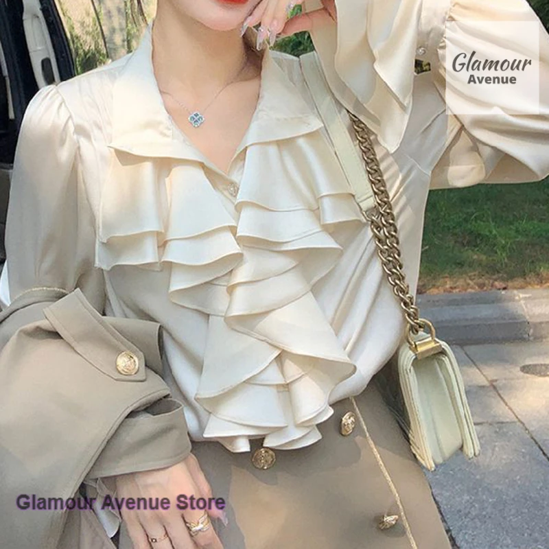 French high-end temperament shirt women spring and autumn new fashion temperament niche design sense long-sleeved chiffon shirt
French high-end temperament shirt women spring and autumn new fashion temperament niche design sense long-sleeved chiffon shirt