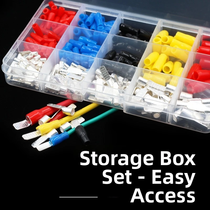 For C45 Circuit Breaker Terminal Connector Kit 140pcs 260pcs Cold Pressed Bare Terminal Block For Electrical Devices
For C45 Circuit Breaker Terminal Connector Kit 140pcs 260pcs Cold Pressed Bare Terminal Block For Electrical Devices