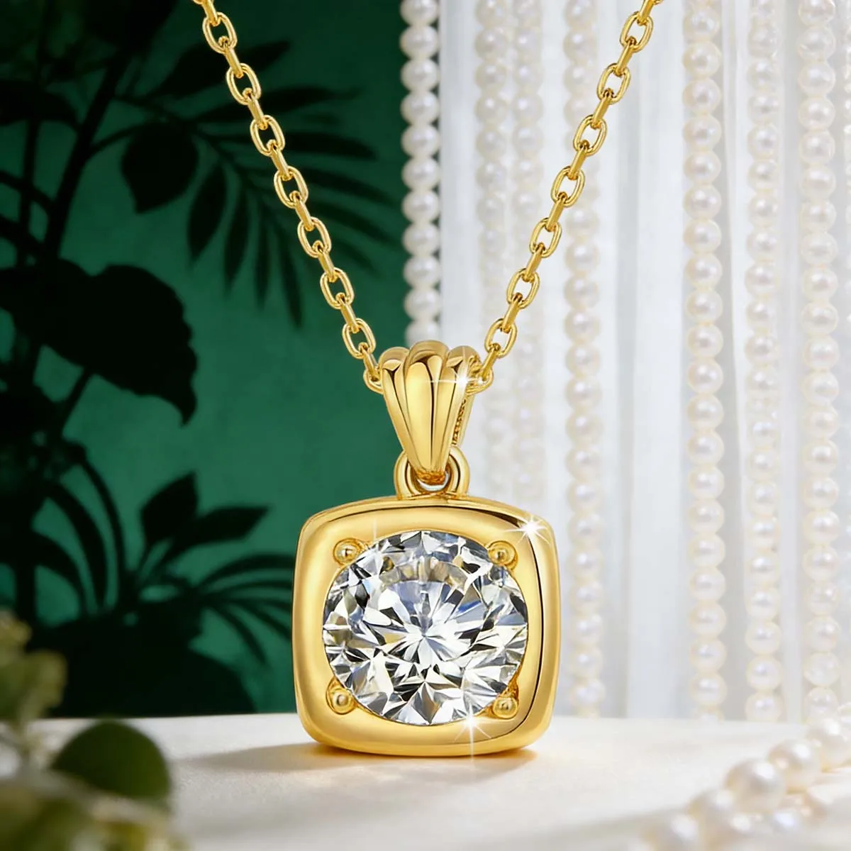 SDOOU 14K Gold AU585 Necklace Chain 0.5CT/1CT Moissanite Single Stone Heart Pendant Certified Birthday Mother's Day Jewelry Gift
SDOOU 14K Gold AU585 Necklace Chain 0.5CT/1CT Moissanite Single Stone Heart Pendant Certified Birthday Mother's Day Jewelry Gift