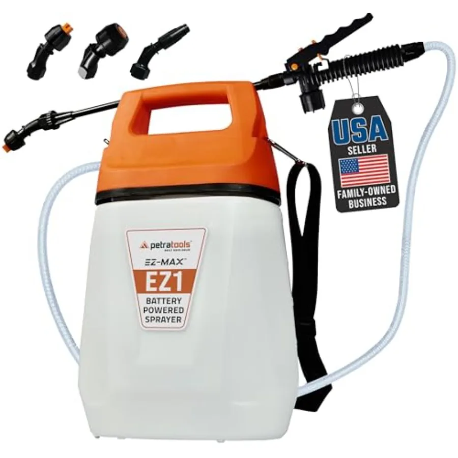 Tools EZ1 Battery Powered Sprayer 1 Gallon - Lawn and Garden Electric Sprayer for Weed/Pest Control Watering and More - Battery
Tools EZ1 Battery Powered Sprayer 1 Gallon - Lawn and Garden Electric Sprayer for Weed/Pest Control Watering and More - Battery