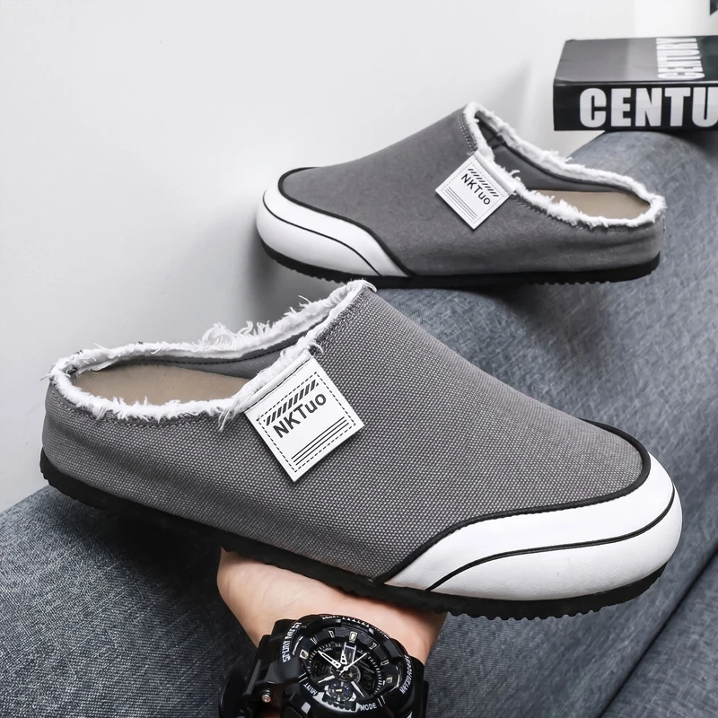 Summer Men Casual Shoes Fashion Comfort Drag Mens Sneakers Flat Sole Footwear Canvas Anti Slip Man Slippers 2026 Fashion Shoes
Summer Men Casual Shoes Fashion Comfort Drag Mens Sneakers Flat Sole Footwear Canvas Anti Slip Man Slippers 2026 Fashion Shoes