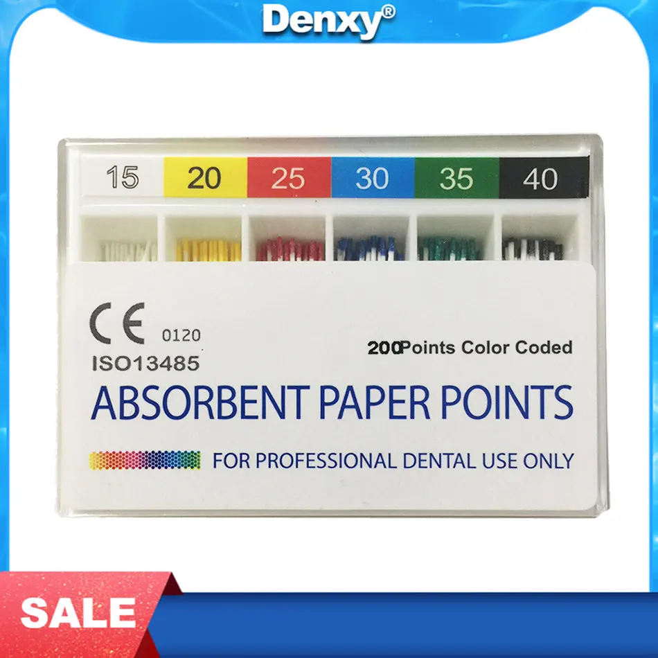 5box High Quality 02/04/06 Taper Dental Absorbent Paper Points Endodontics Cotton Fiber Tips Dental Endo Materials for Dentist
5box High Quality 02/04/06 Taper Dental Absorbent Paper Points Endodontics Cotton Fiber Tips Dental Endo Materials for Dentist